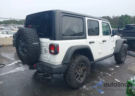 2024 Jeep Wrangler 4-Door Willys 4X4 из США, поврежденный, VIN 1C4PJXDN4RW352485